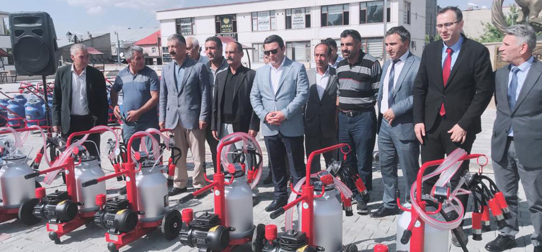 Süt Sağım Makinelerinin Dağıtımı Yapıldı